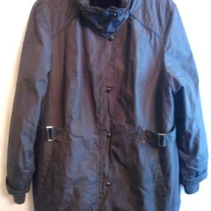 Susan Graver Parka Coat/w Vest